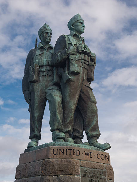 istock Commando Memorial in Spean Bridge Scotland 492484424