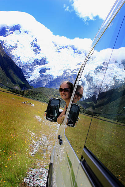 istock Woman looking out of Campervan 492487370