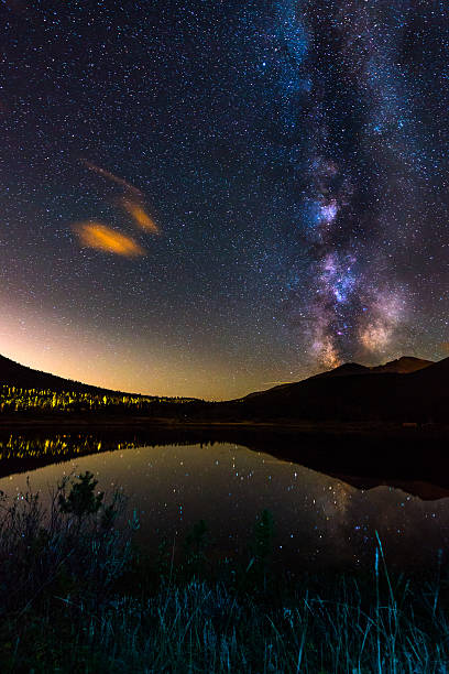 istock Milky Way Reflection in Lily Lake Colorado Landscape 492488238