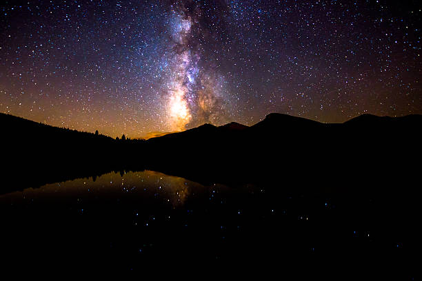 istock Milky Way Reflection in Lily Lake Colorado Landscape 492488278