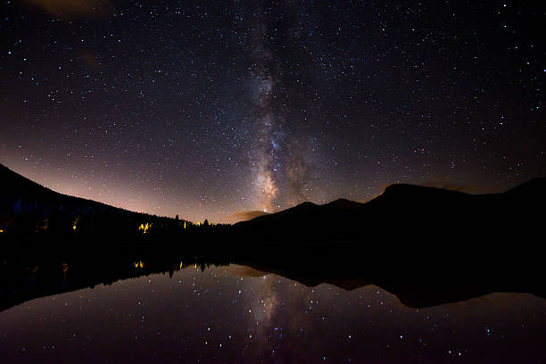 istock Milky Way Reflection in Lily Lake Colorado Landscape 492488340