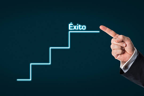 istock Business man pointing at the word, Success 492495346