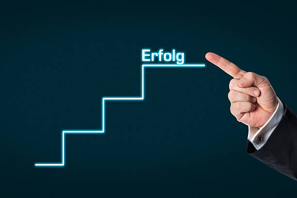 istock Business man pointing at the word, Success 492495362