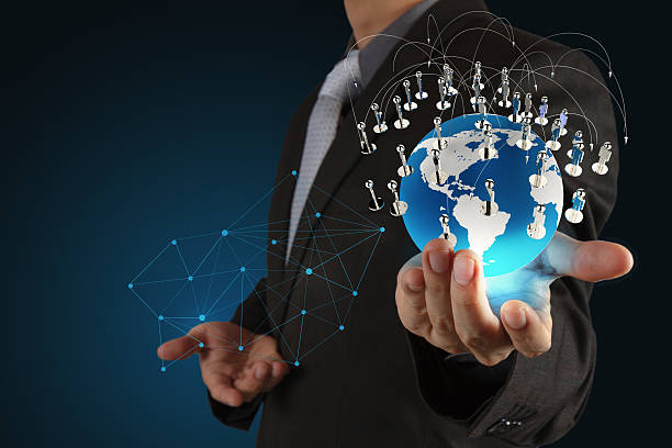 istock businessman working with new modern computer show social network 492495721