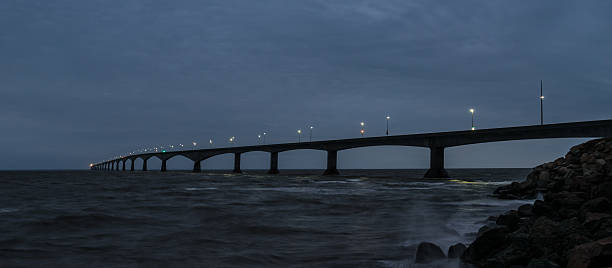 Confederation Bridge stock photo