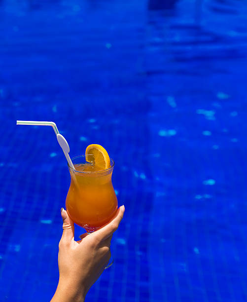 istock Exotic Cocktail in tropical destination 492496616