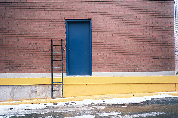istock Blue Door And Ladder 492496870