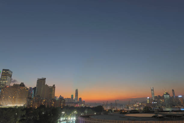 istock hong kong sunset view by the fall season 492496980