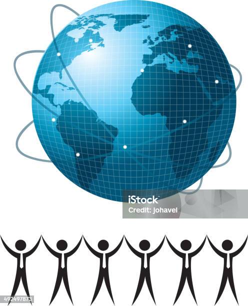 Teamwork Design Stock Illustration - Download Image Now - Adult, Back Lit, Business