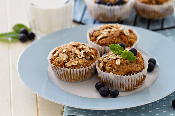 istock Vegan banana carrot muffins 492498167