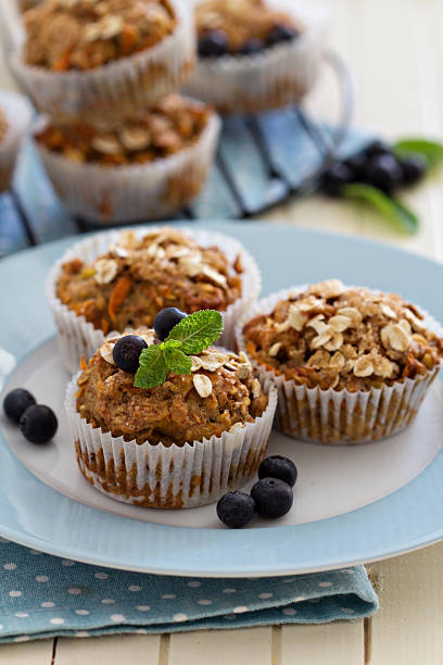 istock Vegan banana carrot muffins 492498187