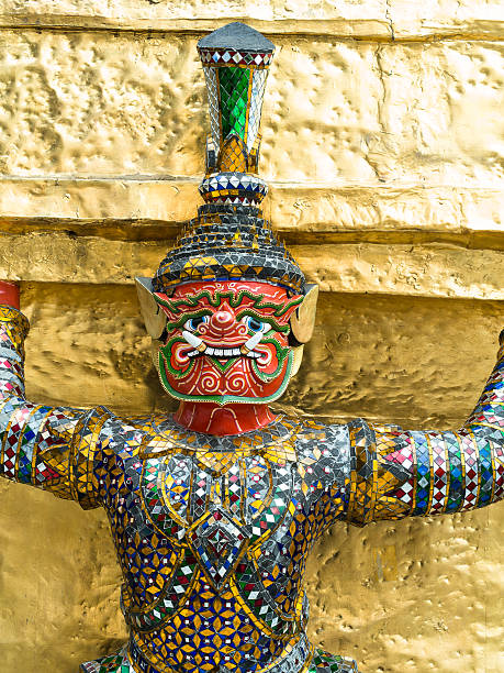 istock Ramayana demons supported Goden Pagoda 492498288