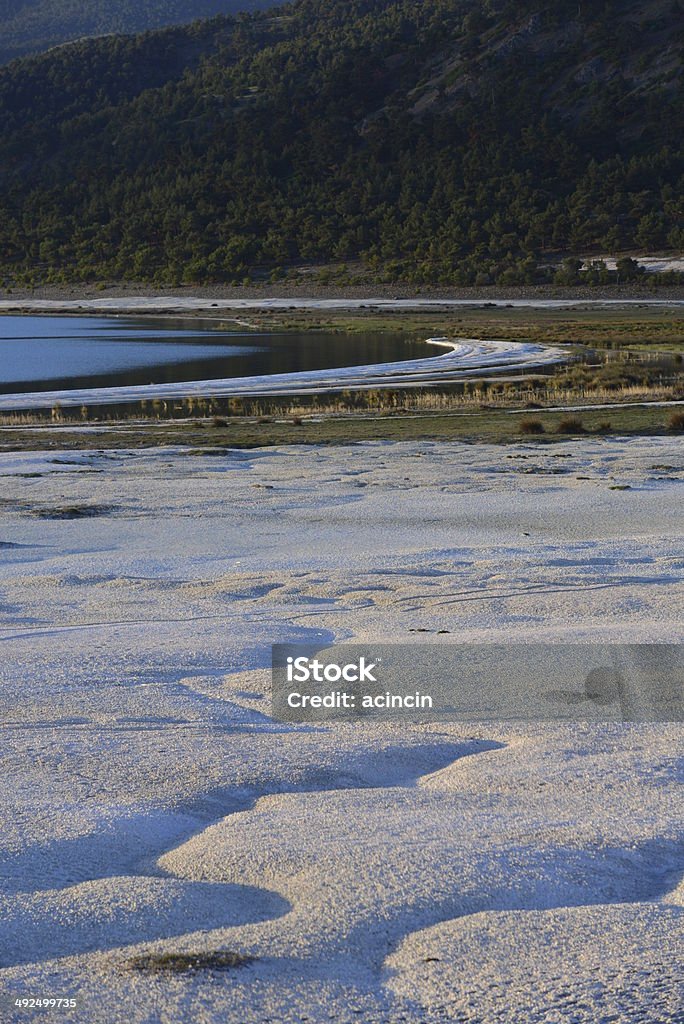 Salda Lake Lake Salda is a mid-size and very deep crater lake in southwestern Burdur Turkey. Anatolia Stock Photo