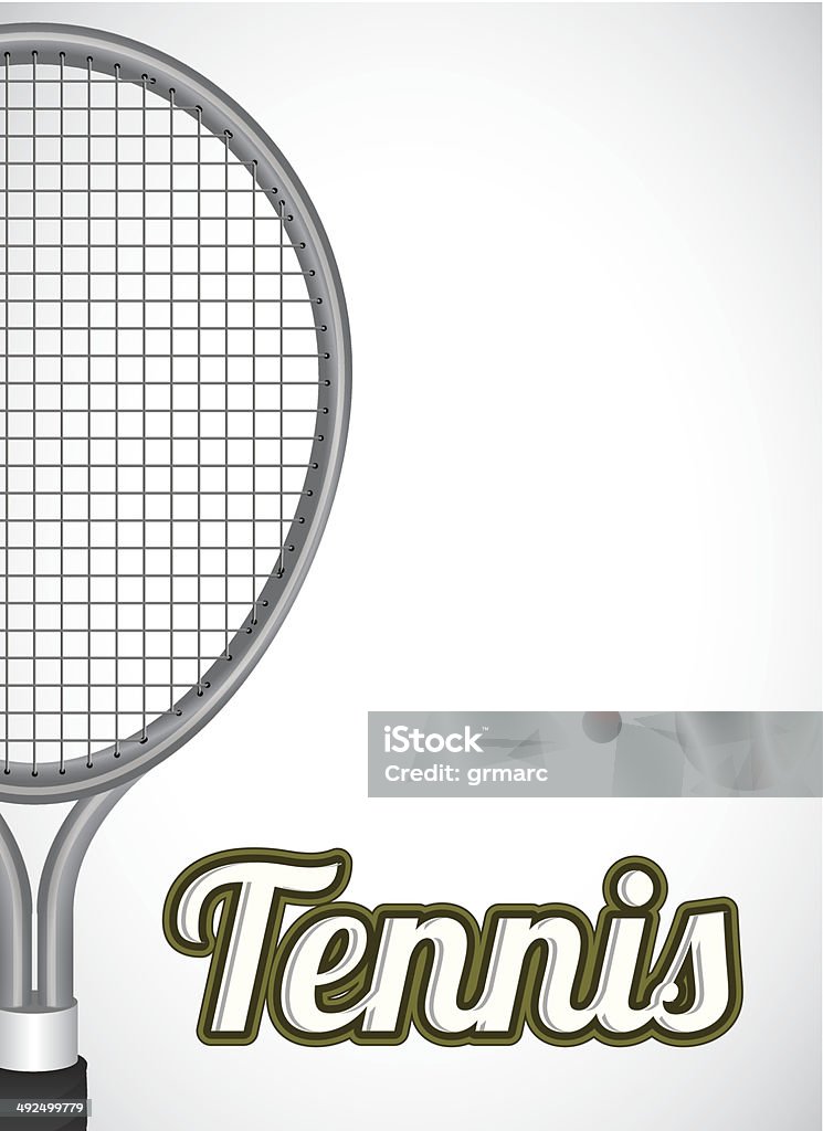 Tennis design Tennis design over white background, vector illustration Activity stock vector