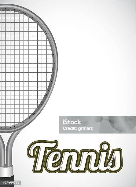 Tennis Design Stock Illustration - Download Image Now - Activity, Athleticism, Exercising