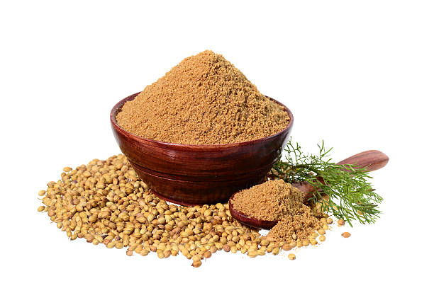 istock Coriander seeds, Fresh Coriander and Powdered coriander 492508918