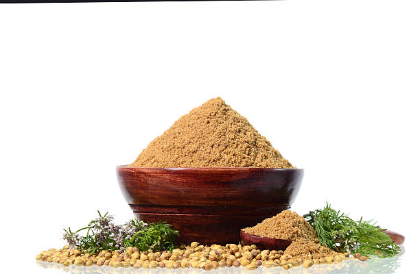 istock Coriander seeds, Fresh Coriander and Powdered coriander 492509692
