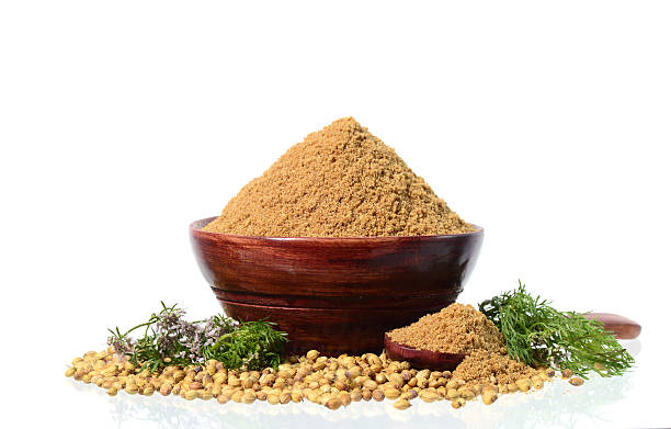 istock Coriander seeds, Fresh Coriander and Powdered coriander 492509778