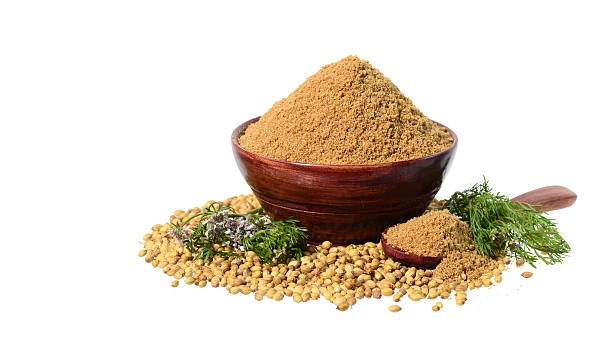 istock Coriander seeds, Fresh Coriander and Powdered coriander 492509870