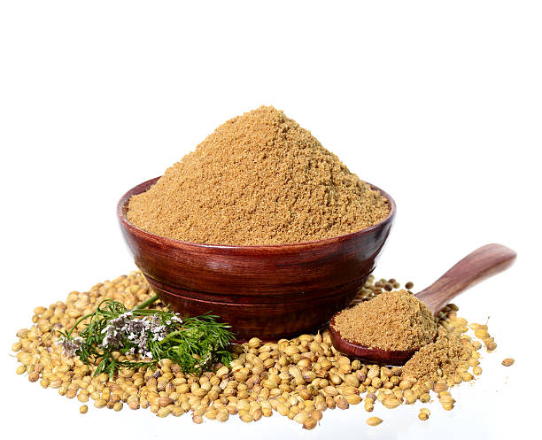 istock Coriander seeds, Fresh Coriander and Powdered coriander 492510550