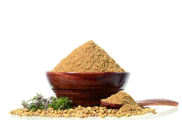 istock Coriander seeds, Fresh Coriander and Powdered coriander 492510786