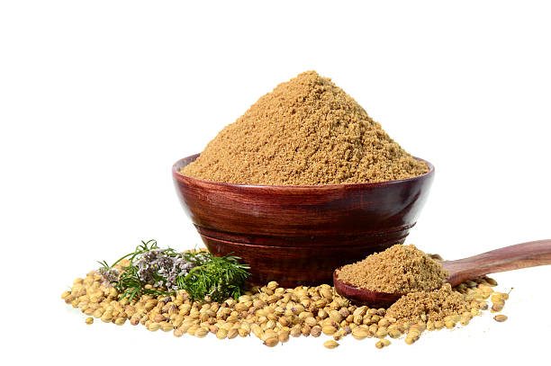 istock Coriander seeds, Fresh Coriander and Powdered coriander 492510864
