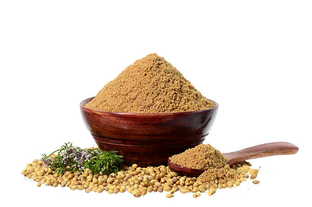 istock Coriander seeds, Fresh Coriander and Powdered coriander 492510944