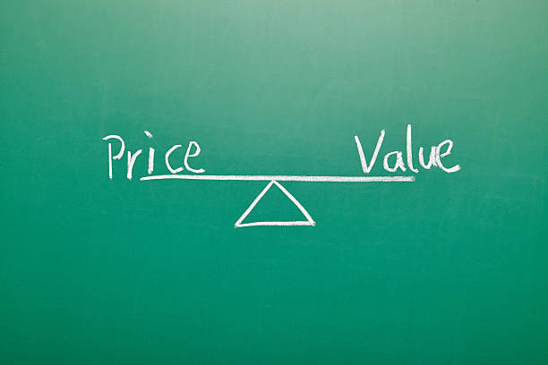 istock Price Value Balance on blackboard 492511440