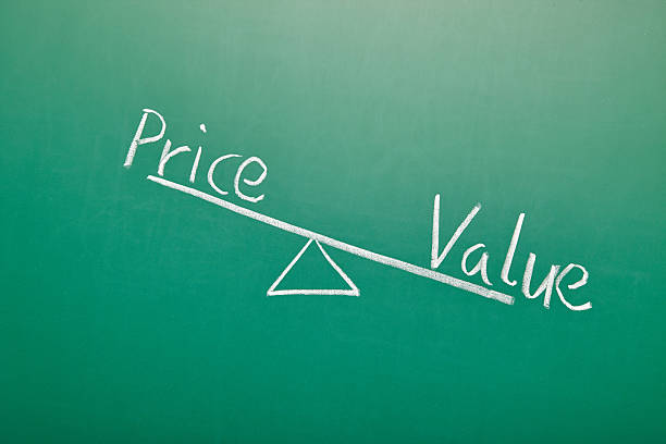 istock Price Value Balance on blackboard 492511498