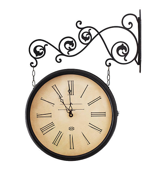 antiguo reloj - number alarm clock clock hand old fashioned fotografías e imágenes de stock