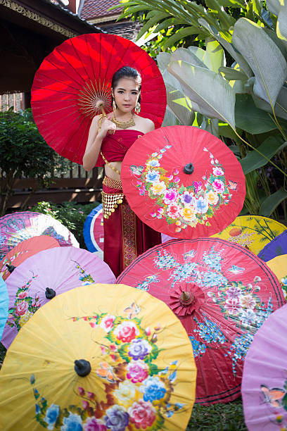 istock Thai Woman In Traditional Costume 492521158