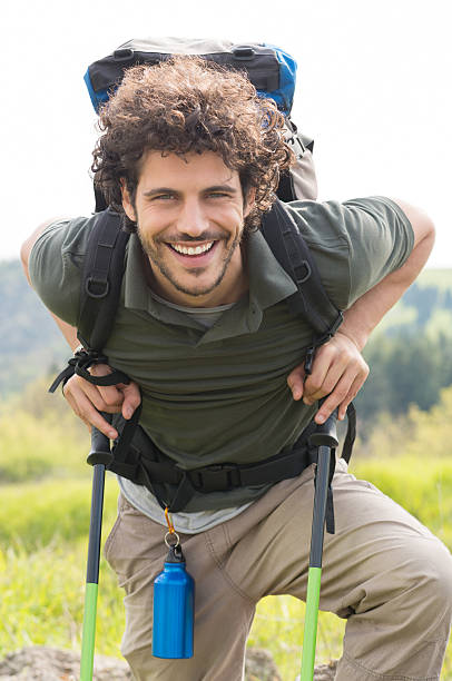 istock Happy Man Hiking Outdoor 492526767
