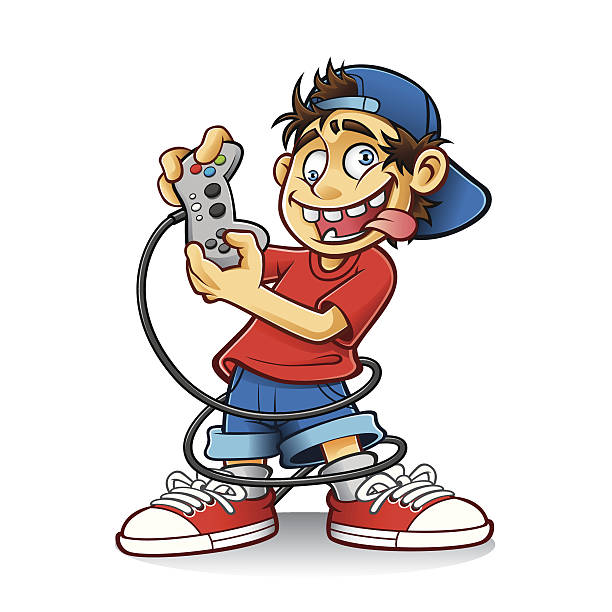 91 Cartoon Crazy Gamer Stock Photos, Pictures & Royalty-Free Images - iStock
