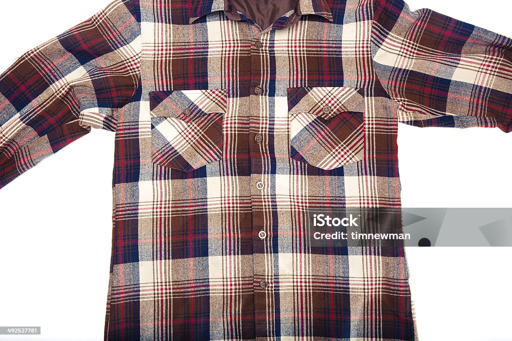 All American Camicia scozzese in flanella - Foto stock royalty-free di Abbigliamento