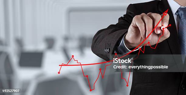 Businessman Hand Working With New Modern Computer And Business Stock Photo - Download Image Now