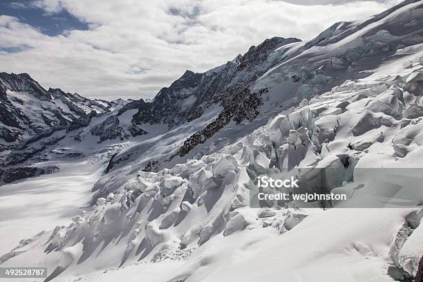 Glacier Switzerland Stock Photo - Download Image Now - Awe, Barren, Bernese Oberland