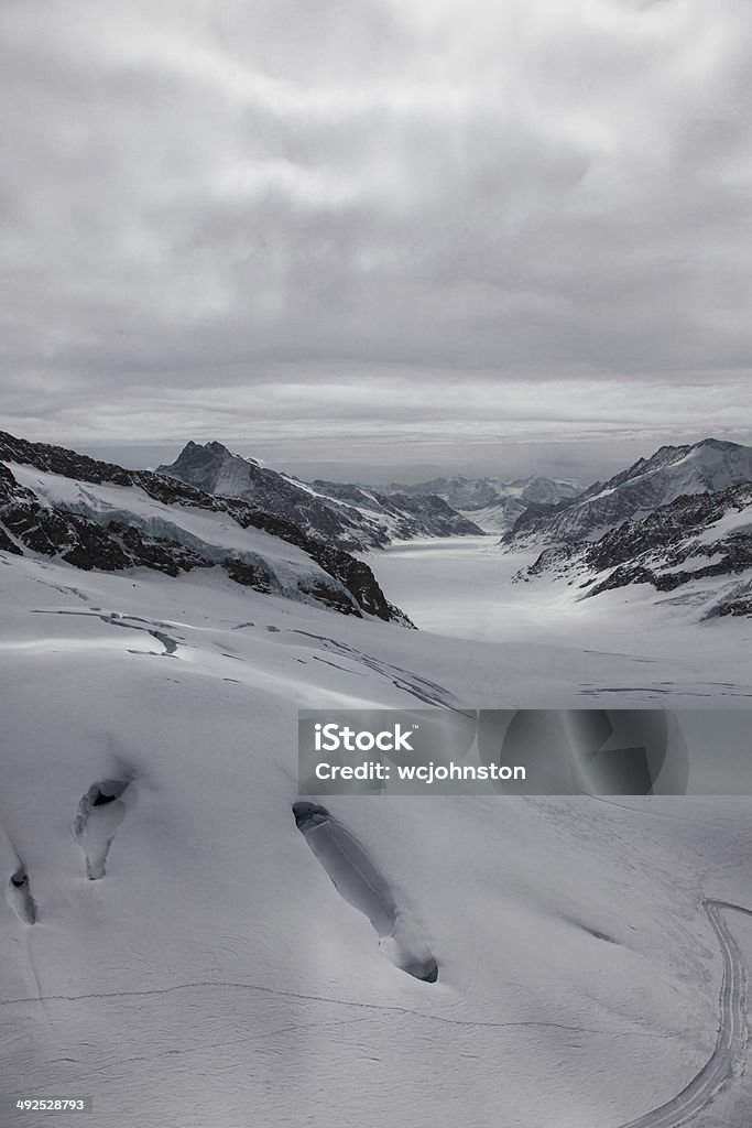 Ghiacciaio Svizzera - Foto stock royalty-free di Alpi