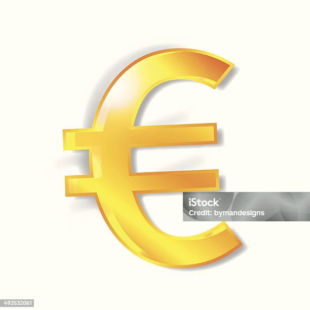 Euro Currency Signs Isolated Stock Illustration - Download Image Now - Banking, Business, Buying