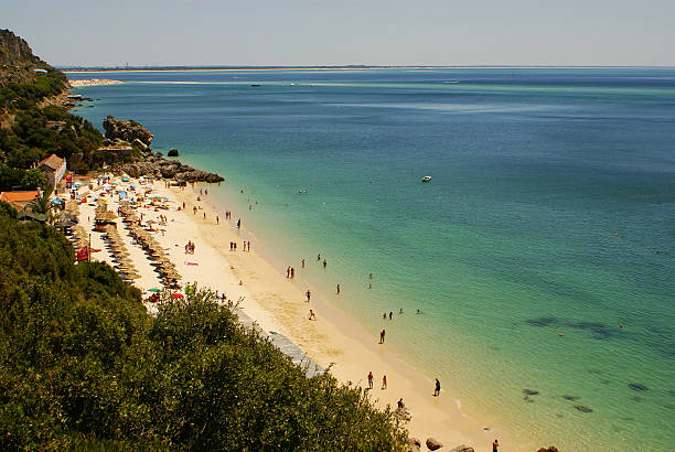 istock beach bay in Portinho da Arrabida, Portugal 492532139