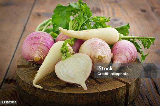 Fresh Turnip And White Radish Stock Photo - Download Image Now - Rutabaga, Turnip, Cooking