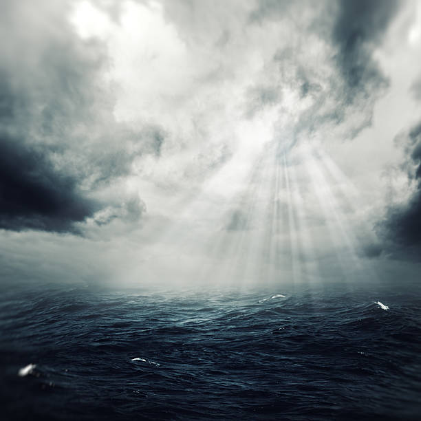 istock New hope in the stormy ocean, abstract environmental backgrounds 492533767