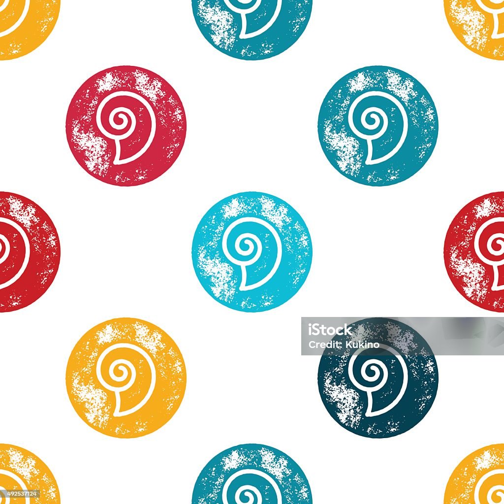 Orange Shell Pattern Orange Blue And Red Sea Shell Pattern On White Background Stock ...