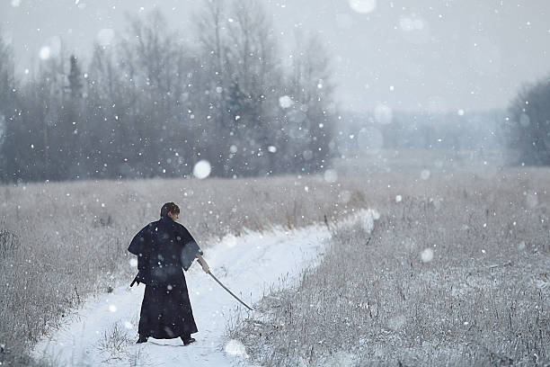 istock concept of the way Eastern philosophy, the monk samurai 492538506