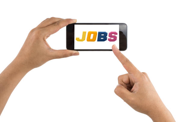 istock Smartphone with Jobs concept 492541286