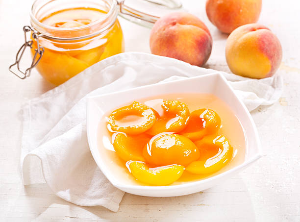 istock canned peaches in a bowl 492542992