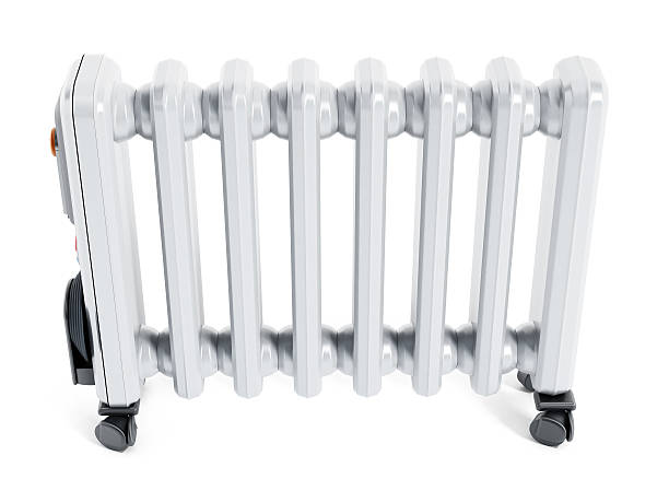 istock Oil Filled Mobile Radiator with Digital Thermostat 492544410