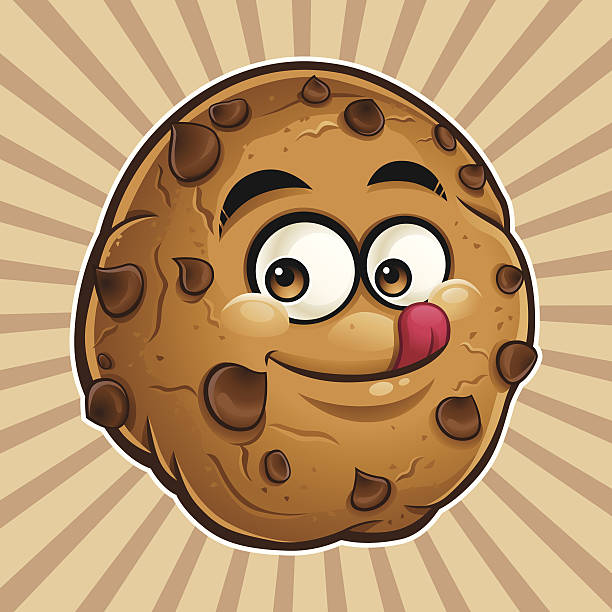 ilustraciones, imágenes clip art, dibujos animados e iconos de stock de choco pedacitos de historieta-sabrosos - botones de chocolate