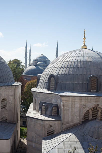 istock blue mosque view from Hagia Sophia 492544605