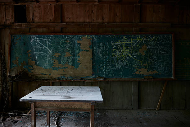 istock Wooden abandoned school 492546570