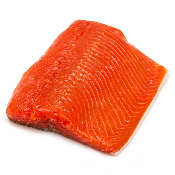istock Wild Alaskan Sockeye or Coho Salmon fillet. 492546669